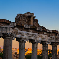 Buy canvas prints of Temple of Saturn In Rome by Artur Bogacki