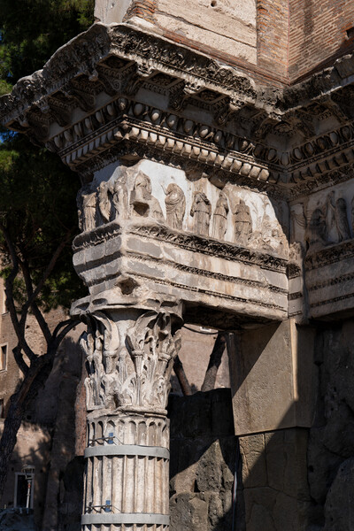 Le Colonnacce at Forum of Nerva in Rome Picture Board by Artur Bogacki