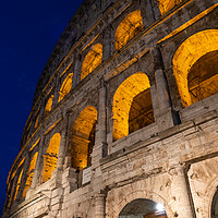 Buy canvas prints of The Colosseum By Night In Rome by Artur Bogacki