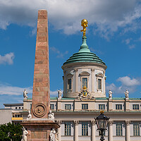 Buy canvas prints of Old Town Hall And Obelisk In Potsdam by Artur Bogacki