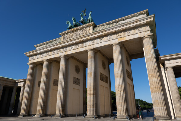 Brandenburg Gate In Berlin, Germany Picture Board by Artur Bogacki