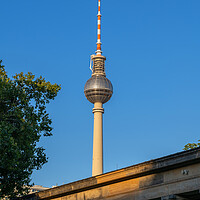 Buy canvas prints of TV Tower And Colonnade In Berlin by Artur Bogacki