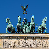 Buy canvas prints of Quadriga Of Brandenburg Gate In Berlin by Artur Bogacki