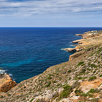 Buy canvas prints of Southern Coastline Of Malta Island by Artur Bogacki