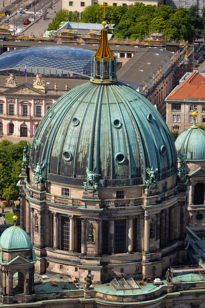 Dome Of The Berlin Cathedral  Picture Board by Artur Bogacki