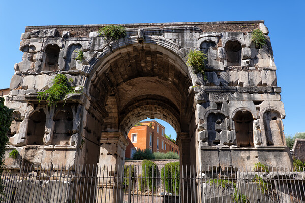 Arch of Janus in Rome Picture Board by Artur Bogacki