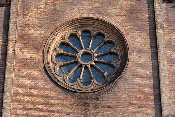 Rose Window Of Church of St. Peter and Paul Picture Board by Artur Bogacki