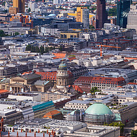Buy canvas prints of City Center Of Berlin Aerial View by Artur Bogacki