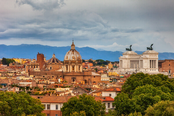 City of Rome In Italy Picture Board by Artur Bogacki