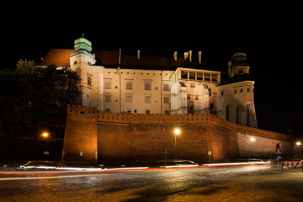 Wawel Royal Castle By Night Picture Board by Artur Bogacki