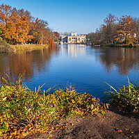 Buy canvas prints of Autumn In Royal Lazienki Park In Warsaw by Artur Bogacki