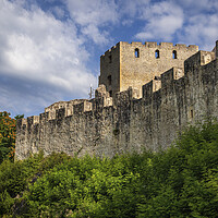 Buy canvas prints of Celje Castle Stone Wall by Artur Bogacki
