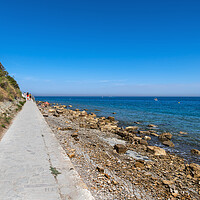 Buy canvas prints of Promenade And Beach At Adriatic Sea In Piran by Artur Bogacki