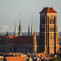Buy canvas prints of St Mary Basilica At Sunset In Gdansk by Artur Bogacki