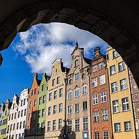 Buy canvas prints of Gdansk Old Town Houses From Green Gate by Artur Bogacki