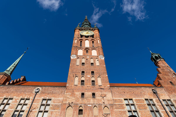Main Town Hall In City Of Gdansk Picture Board by Artur Bogacki