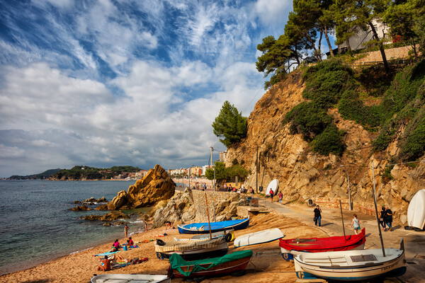 Lloret de Mar Picturesque Sea Town on Costa Brava Picture Board by Artur Bogacki