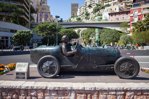 Monument to William Grover in Monaco Picture Board by Artur Bogacki