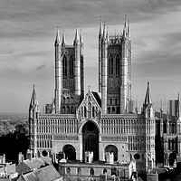 Buy canvas prints of Lincoln Cathedral In England by Artur Bogacki