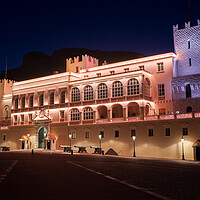 Buy canvas prints of Prince Palace of Monaco Illuminated at Night by Artur Bogacki
