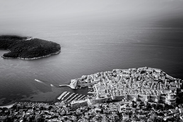 Dubrovnik City And Lokrum Island Picture Board by Artur Bogacki