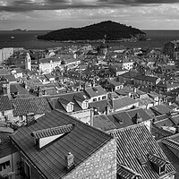 Buy canvas prints of Dubrovnik In Black And White by Artur Bogacki