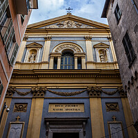 Buy canvas prints of Church of Saint Jacques le Majeur in Nice by Artur Bogacki