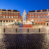 Buy canvas prints of Nice City at Dawn in France by Artur Bogacki