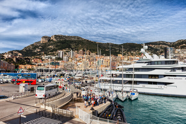 Principality of Monaco Picture Board by Artur Bogacki