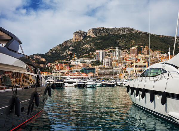 Principality of Monaco in Europe Picture Board by Artur Bogacki