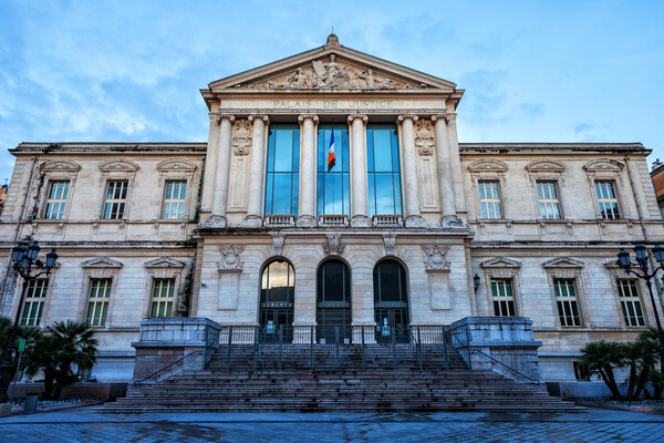 Courthouse Palais de Justice in Nice Picture Board by Artur Bogacki