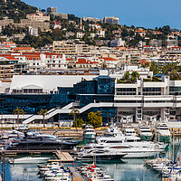 Buy canvas prints of Palais des Festivals in City of Cannes in France by Artur Bogacki