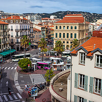 Buy canvas prints of Cannes City Center in France by Artur Bogacki
