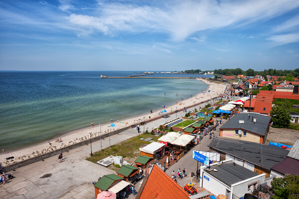 Hel Town in Poland Picture Board by Artur Bogacki