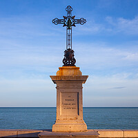 Buy canvas prints of Cross by the Sea in City of Nice by Artur Bogacki
