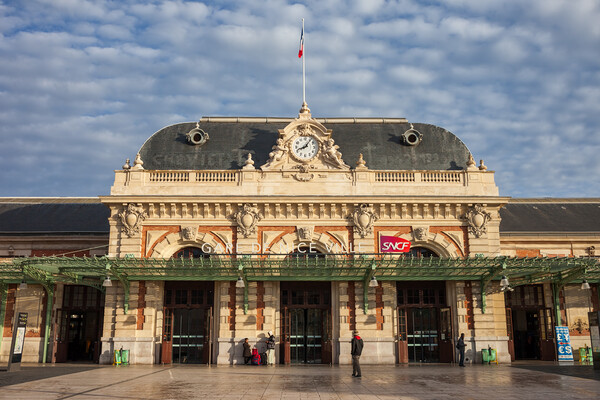 Gare de Nice Ville Train Station Picture Board by Artur Bogacki