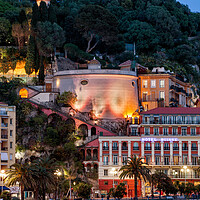 Buy canvas prints of Bellanda Tower in City of Nice at Dusk by Artur Bogacki