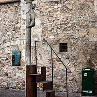 Buy canvas prints of The Lioness of Girona Sculpture by Artur Bogacki