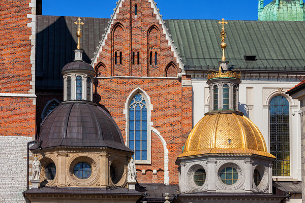 Domes of Wawel Cathedral in Krakow Picture Board by Artur Bogacki