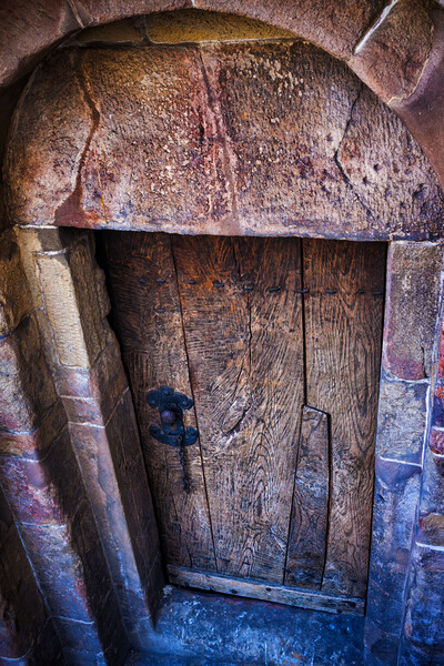 Old Wooden Door To Medieval Church Picture Board by Artur Bogacki