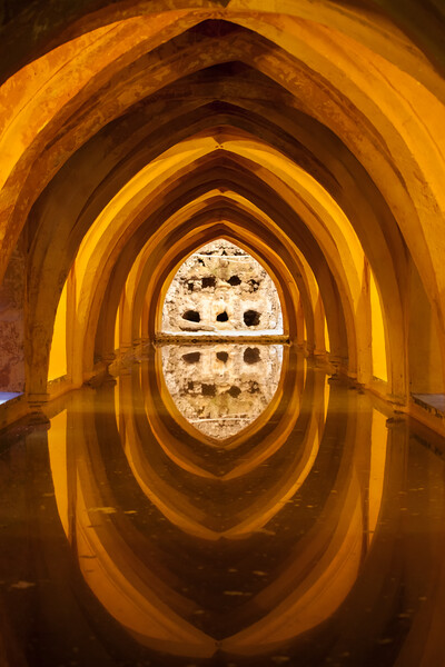 Baths in Royal Alcazar of Seville in Spain Picture Board by Artur Bogacki