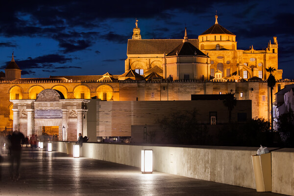 Mosque Cathedral of Cordoba by Night Picture Board by Artur Bogacki