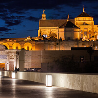 Buy canvas prints of Mosque Cathedral of Cordoba by Night by Artur Bogacki
