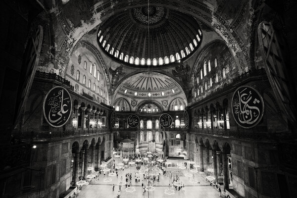Hagia Sophia Interior In Istanbul Picture Board by Artur Bogacki