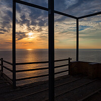Buy canvas prints of Sunrise At The Sea From Old Viewpoint Terrace by Artur Bogacki