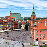 Buy canvas prints of Panorama of Old Town in City of Warsaw by Artur Bogacki