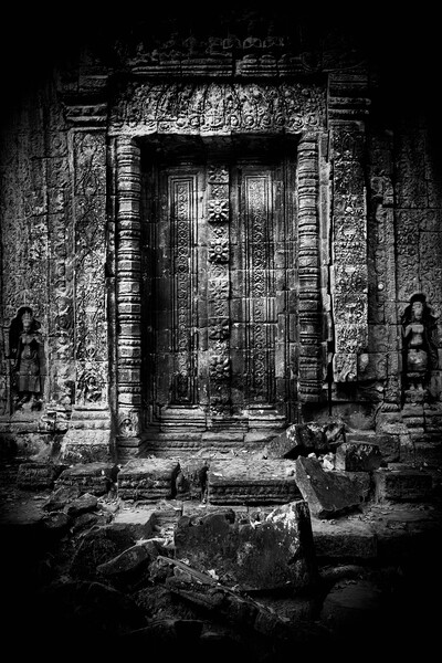 Blind Door In Forgotten Temple Ruins Picture Board by Artur Bogacki