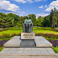 Buy canvas prints of Ignacy Paderewski Monument in Warsaw by Artur Bogacki