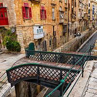 Buy canvas prints of Old City of Il-Belt Valletta in Malta by Artur Bogacki