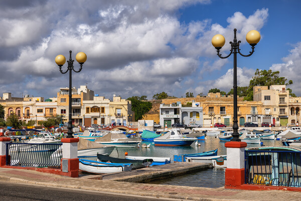 Il-Qajjenza Birzebbuga Port Town in Malta Picture Board by Artur Bogacki